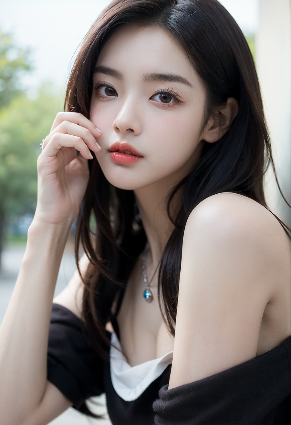 Yumi,  1 girl,  detailed face on Tensor.Art
