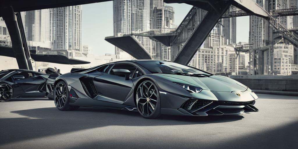 Lamborghini,ftkr, cutting-edge design, showcasing sleek lines, advanced features, innovation. Place it in a setting that complements its futuristic nature, whether it's a futuristic cityscape, a high-tech laboratory, or an environment of your choice, but one that truly emphasizes the car's futuristic qualities <lora:Lamborghini:0.8>