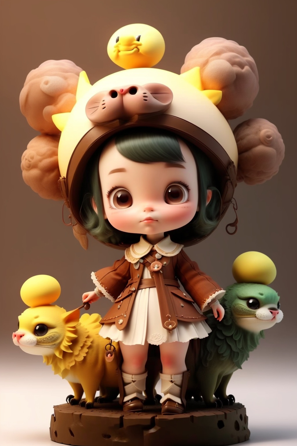  1gril,Handmade, Cute, any of the twelve animals