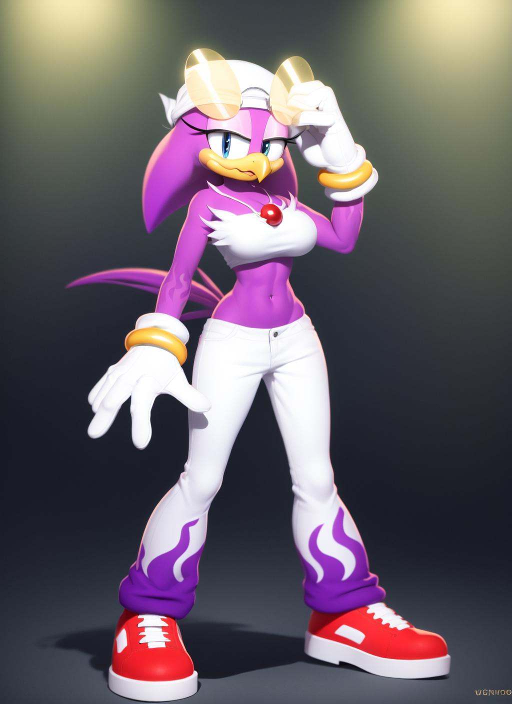 waveswallow,  furry female anthro,  bird girl on Tensor.Art