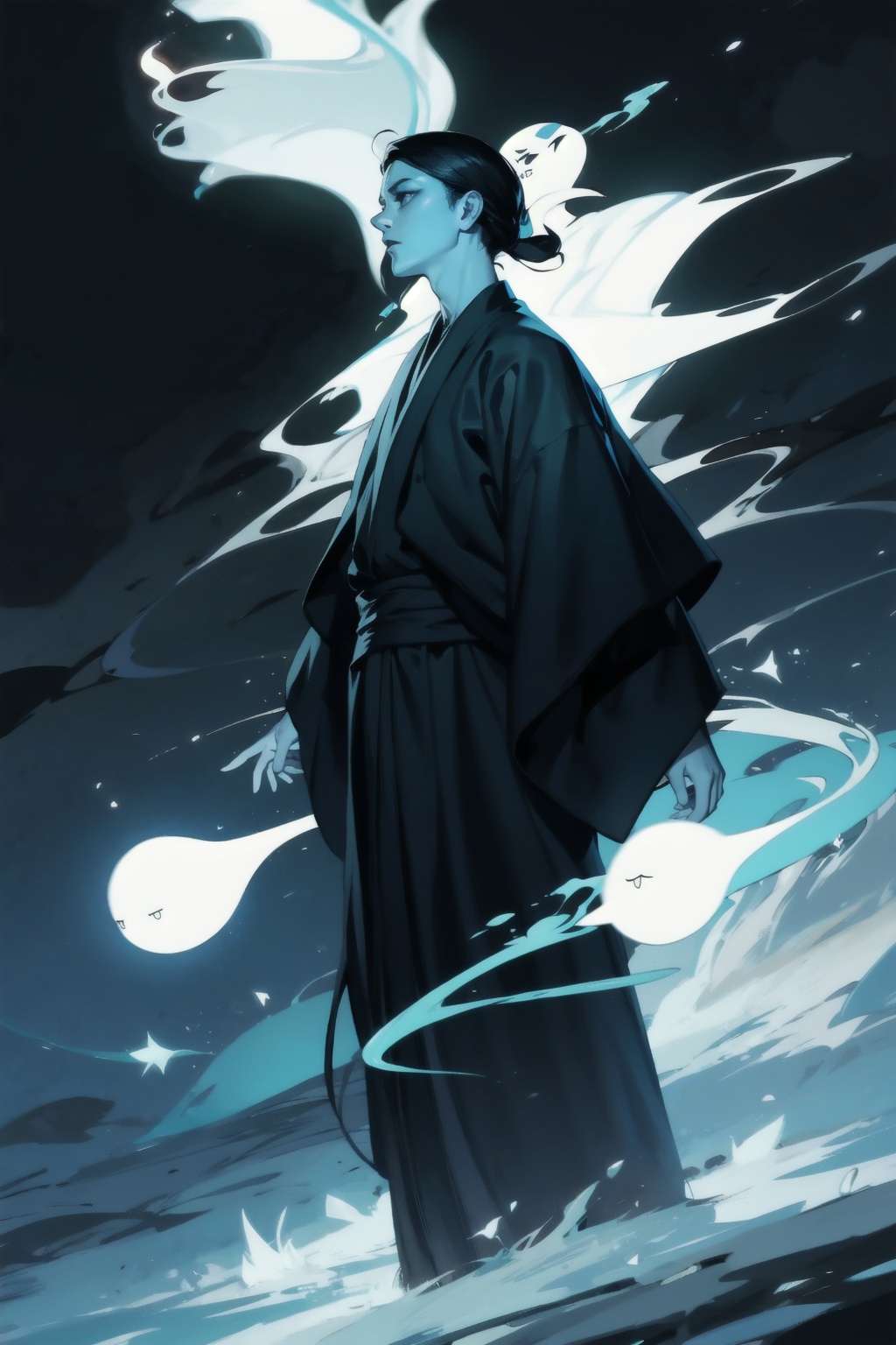  absurdres,absurdres,realistic,full_shot, , Wandering soul_(spirit:1.8)