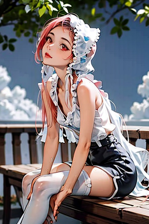 1girl,  long hair,  White hair on Tensor.Art