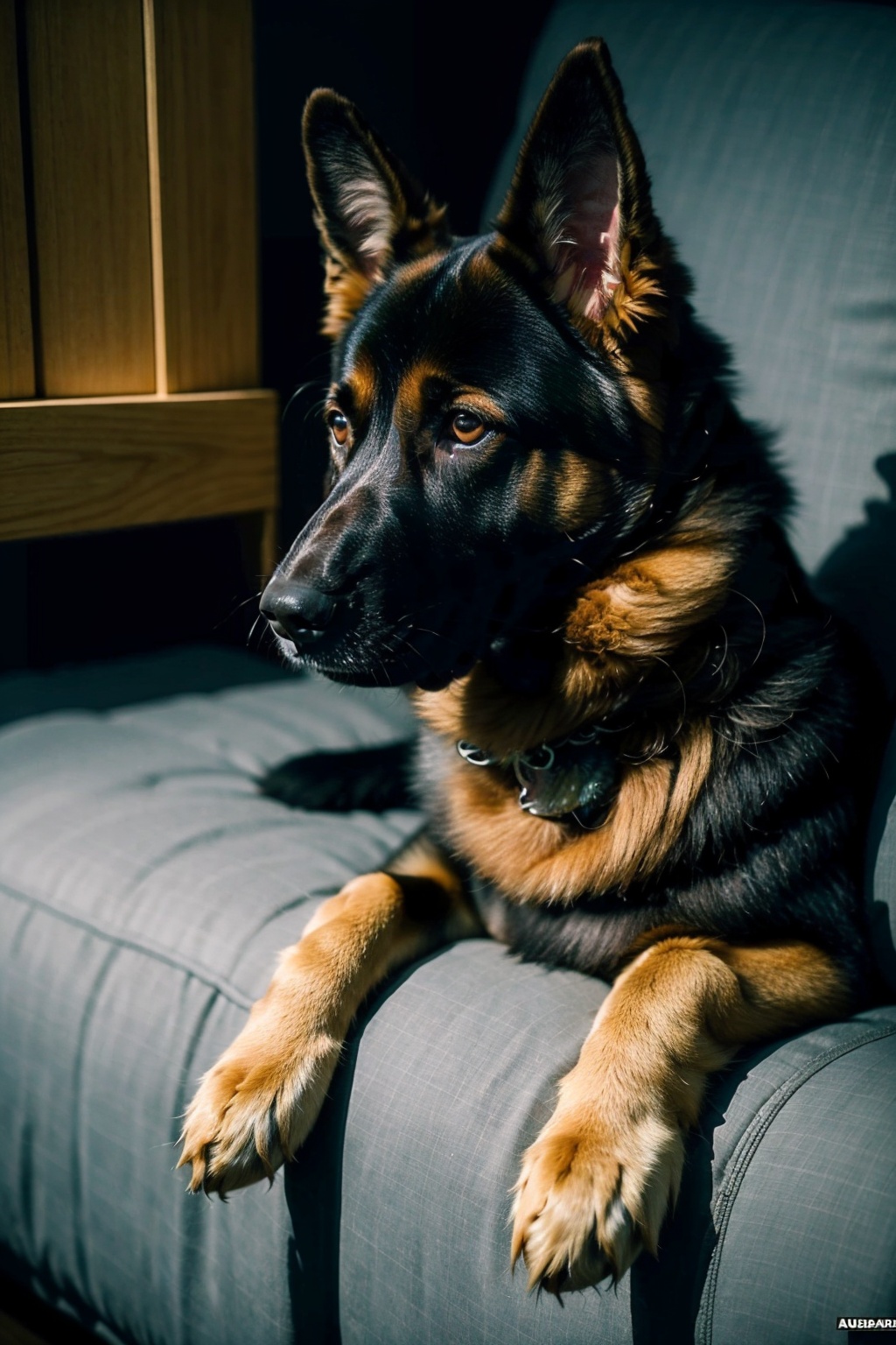  absurdres,absurdres,realistic,(full_shot:1.8), Dog_German shepherd