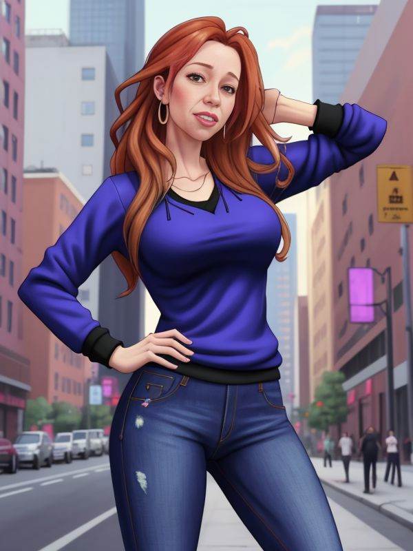 ((SFW)),  Cyberpunk Mom,  100_c1acabe164da40d1b2f3ef89dde39fd7loratoken on Tensor.Art