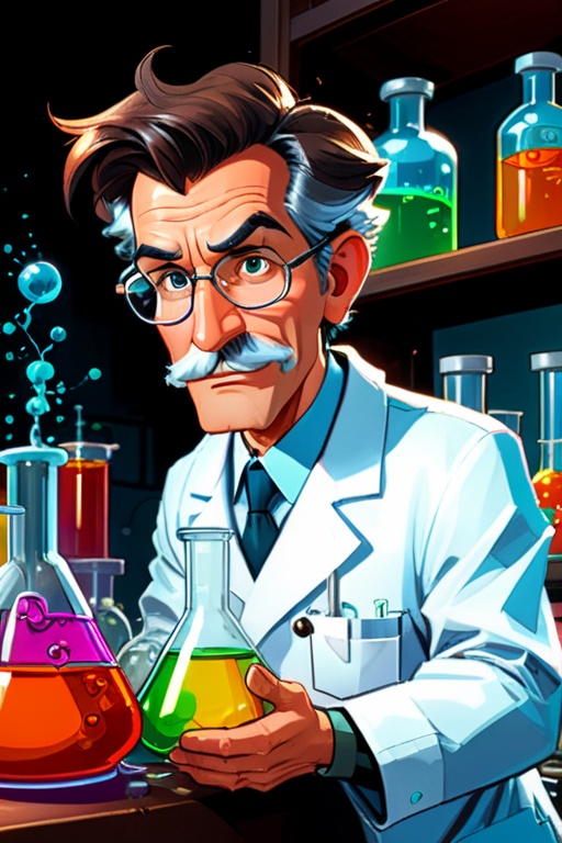 A scientist in a laboratory,  highly detailed,  well rendered on Tensor.Art