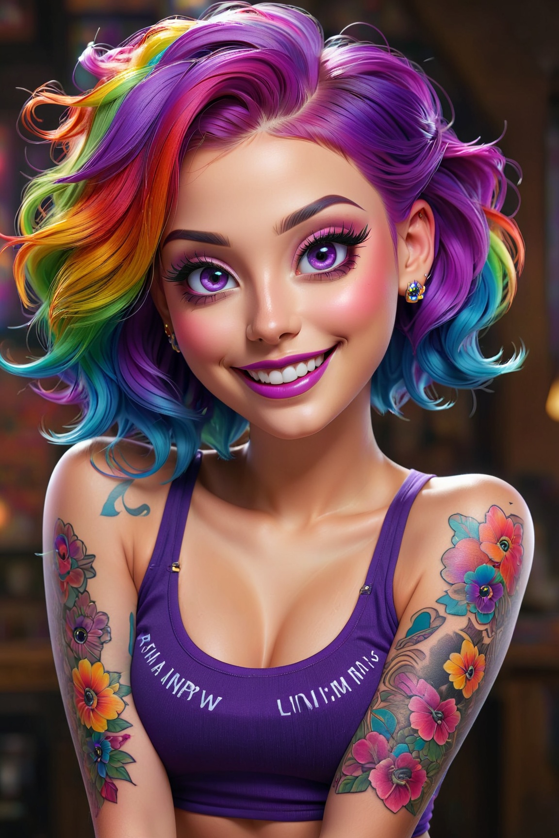 (best quality,  highres)women,  short crop top on Tensor.Art