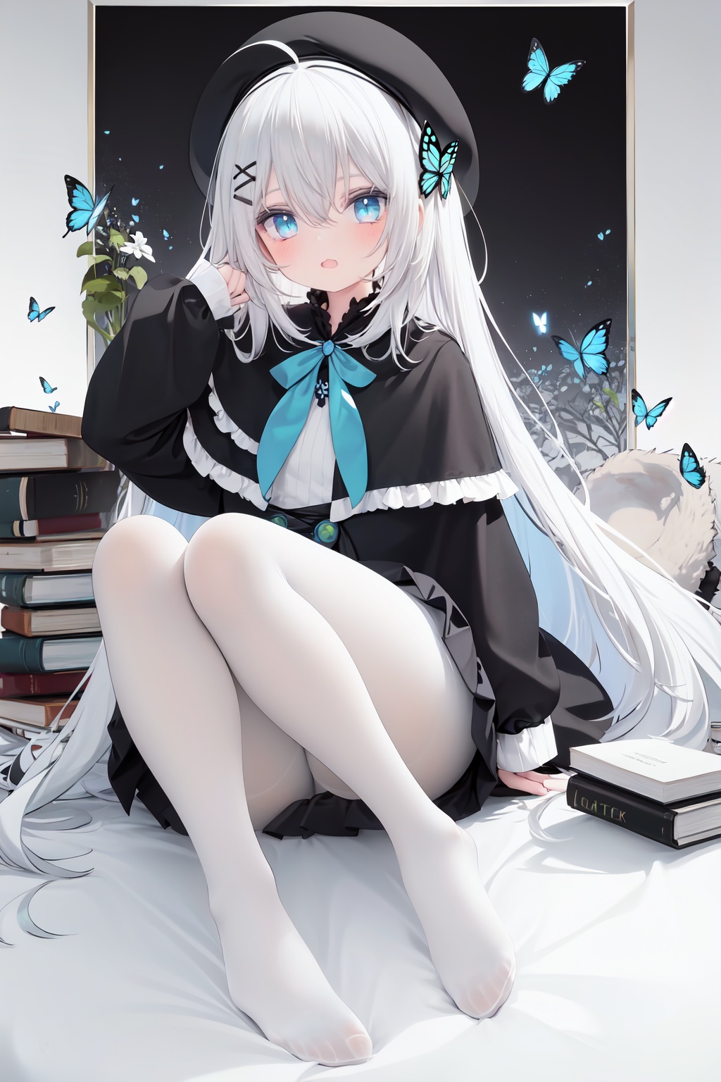 1girl,  solo,  green eyes on Tensor.Art