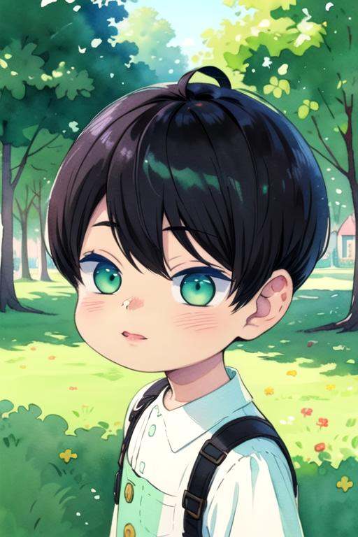 illustration,  1boy,  solo on Tensor.Art