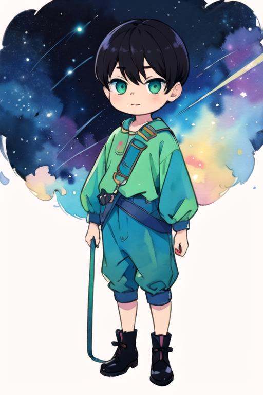 illustration,  1boy,  solo on Tensor.Art