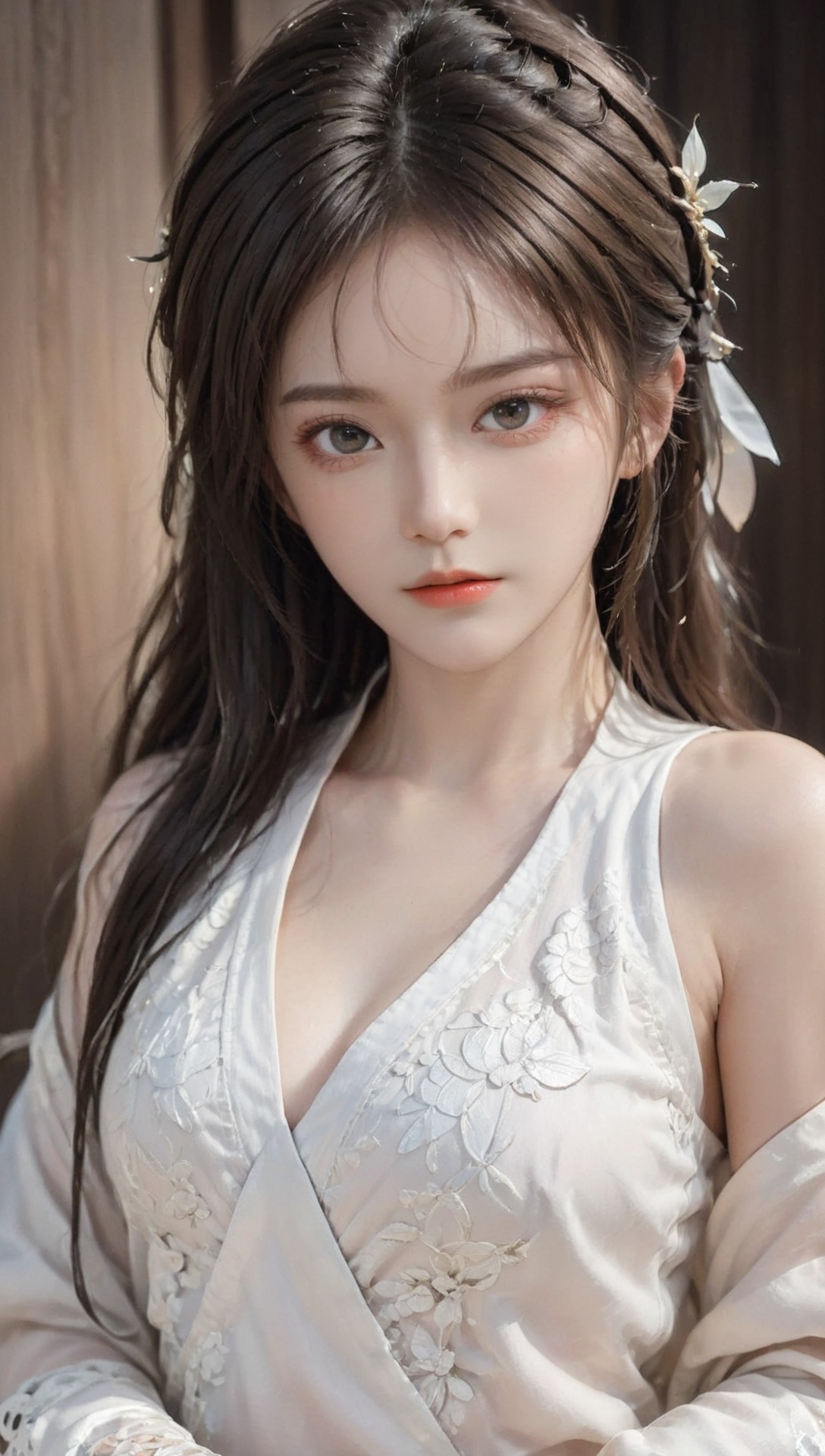 (((fantasy masterpiece:1.5))),(best quality:1.5),(ultra detailed face, ultra detailed eyes, detailed mouth, detailed body, detailed hands, ultra detailed clothes, detailed background:1.5),(aesthetic + beautiful + harmonic:1.5),(symmetrical intricate details + sharpen symmetrical details) | ((close up of dignified female martial artist with luscious hair and bright eyes)),