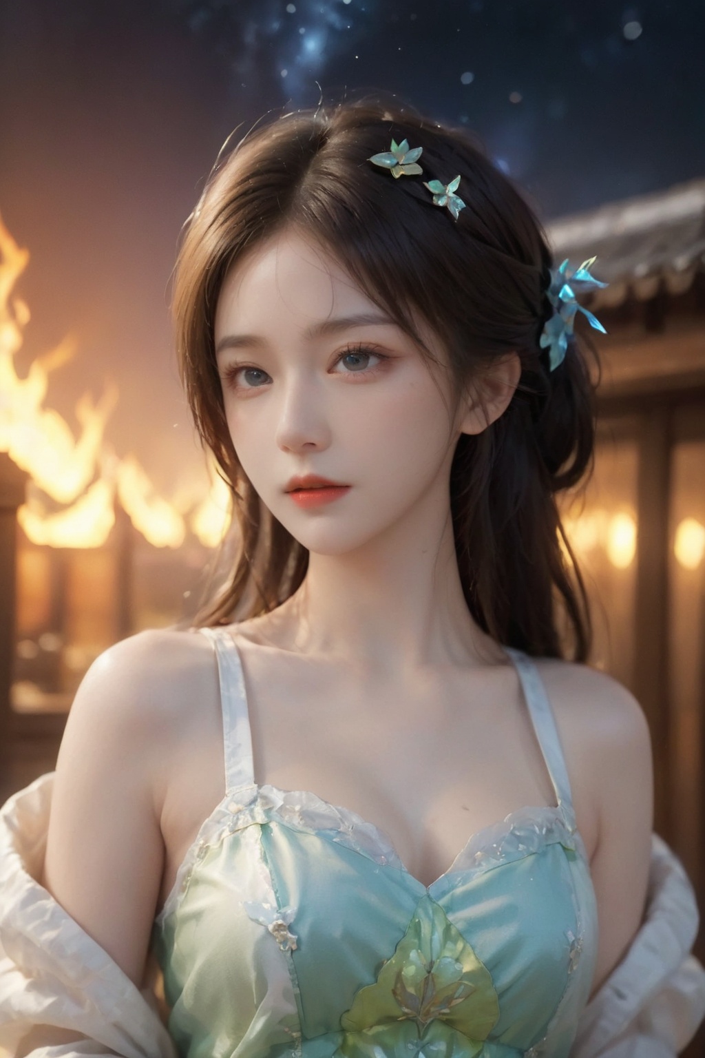 aurorastyle,official art,unity 8k wallpaper,ultra detailed,beautiful and aesthetic,masterpiece,best quality,1girl,extremely detailed,dynamic angle,cowboyshot,the most beautiful form of chaos,elegant,vivid colours,
