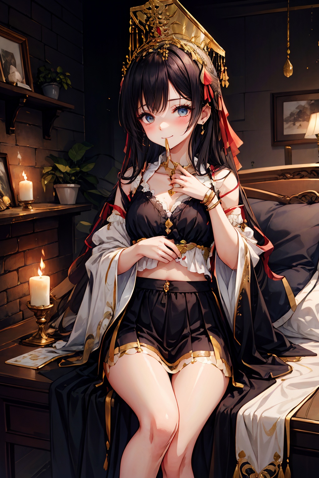 1girl,  loli,  fire on Tensor.Art