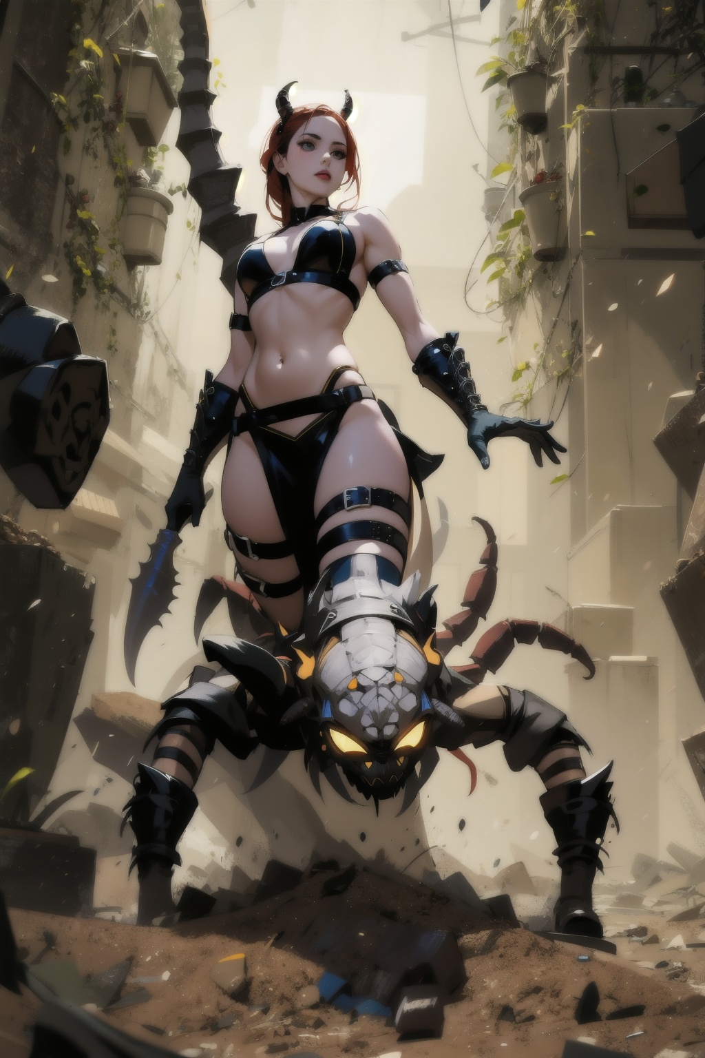  absurdres,absurdres,realistic,full_shot,, Scorpion_ORC,1girl