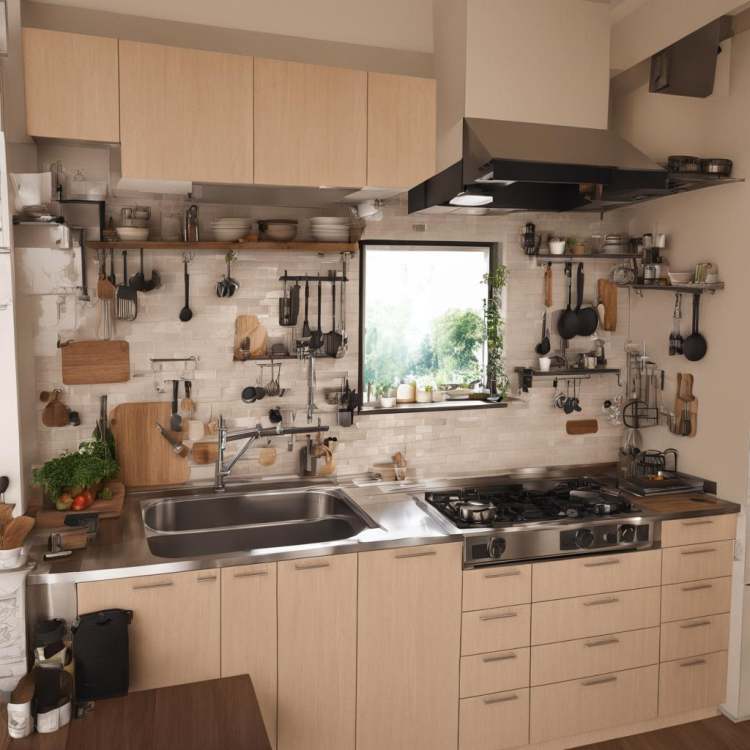 日本の住宅の台所Kitchens in Japanese Housing Complexes 基础模型XL by swingwings on Tensor.Art