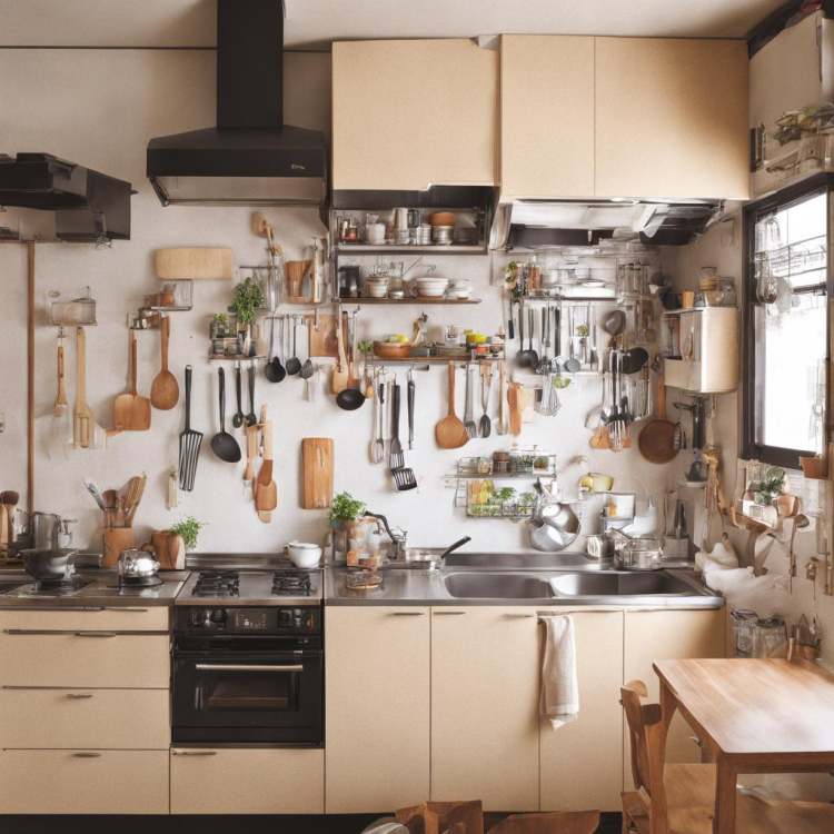 日本の住宅の台所Kitchens in Japanese Housing Complexes 基础模型XL by swingwings on Tensor.Art