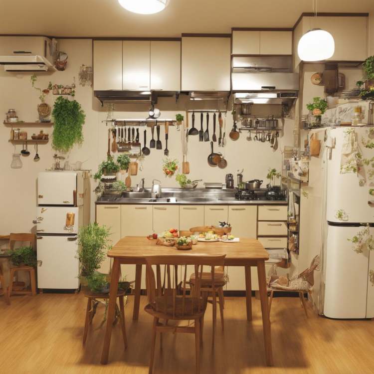 日本の住宅の台所Kitchens in Japanese Housing Complexes 基础模型XL by swingwings on Tensor.Art