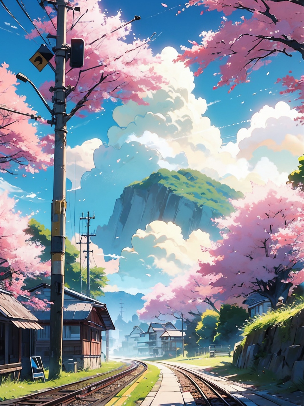 Beautiful pastel background wallpaper,  blue sky,  clouds on Tensor.Art