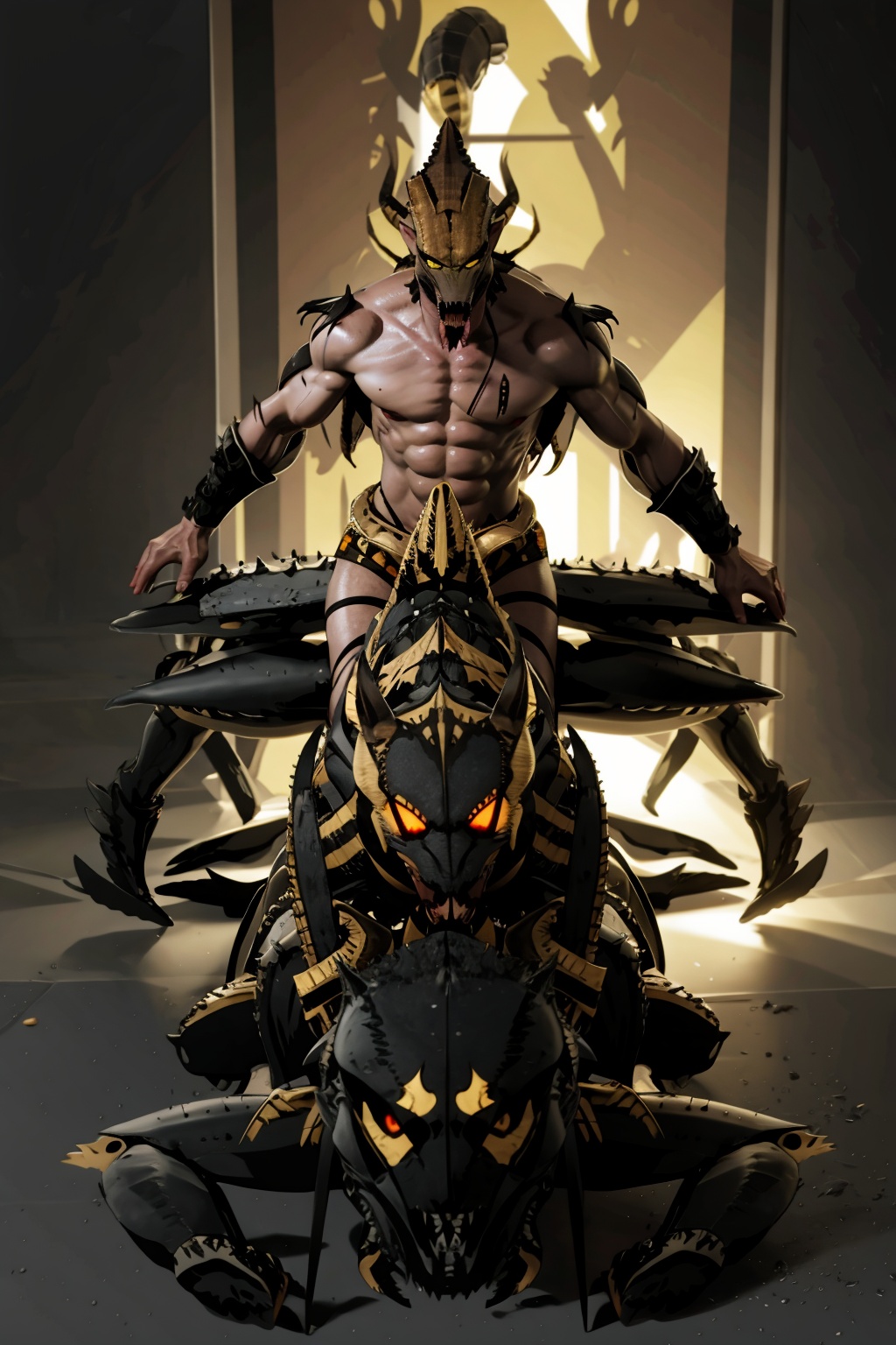  absurdres,absurdres,realistic,full_shot,,  Scorpion_ ORC