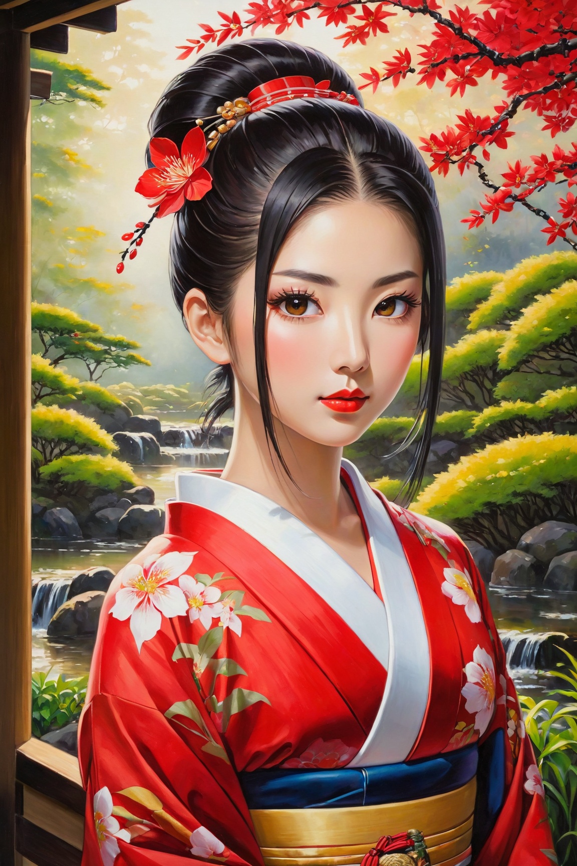 1girl,  beautiful detailed eyes,  beautiful detailed lips on Tensor.Art