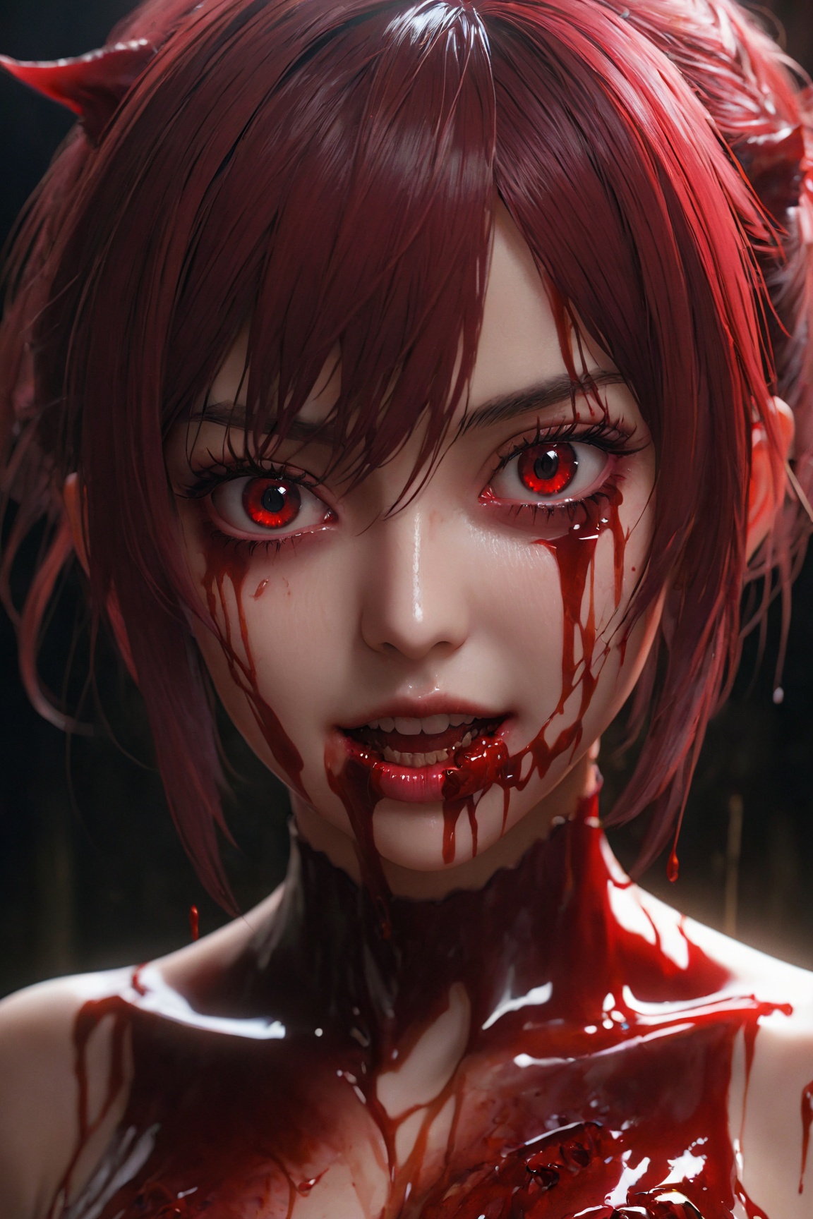 ultra-detailed,  anime,  blood demon on Tensor.Art
