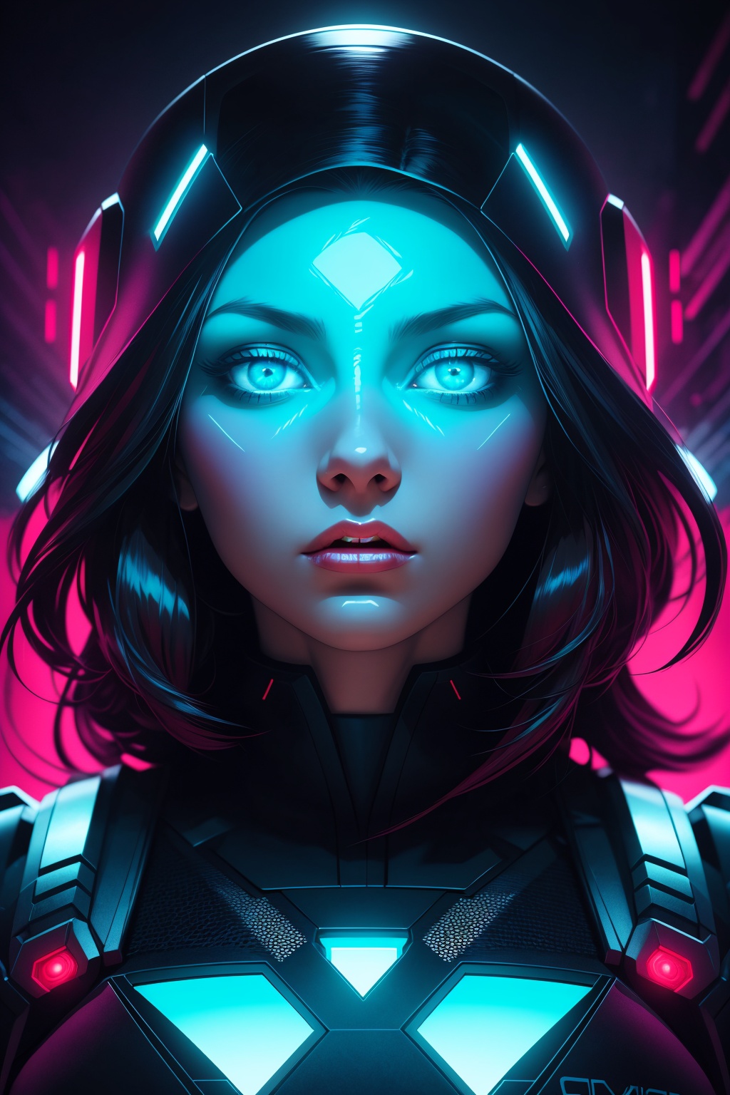 sci fi character art,  cool artwork,  futuristic style on Tensor.Art