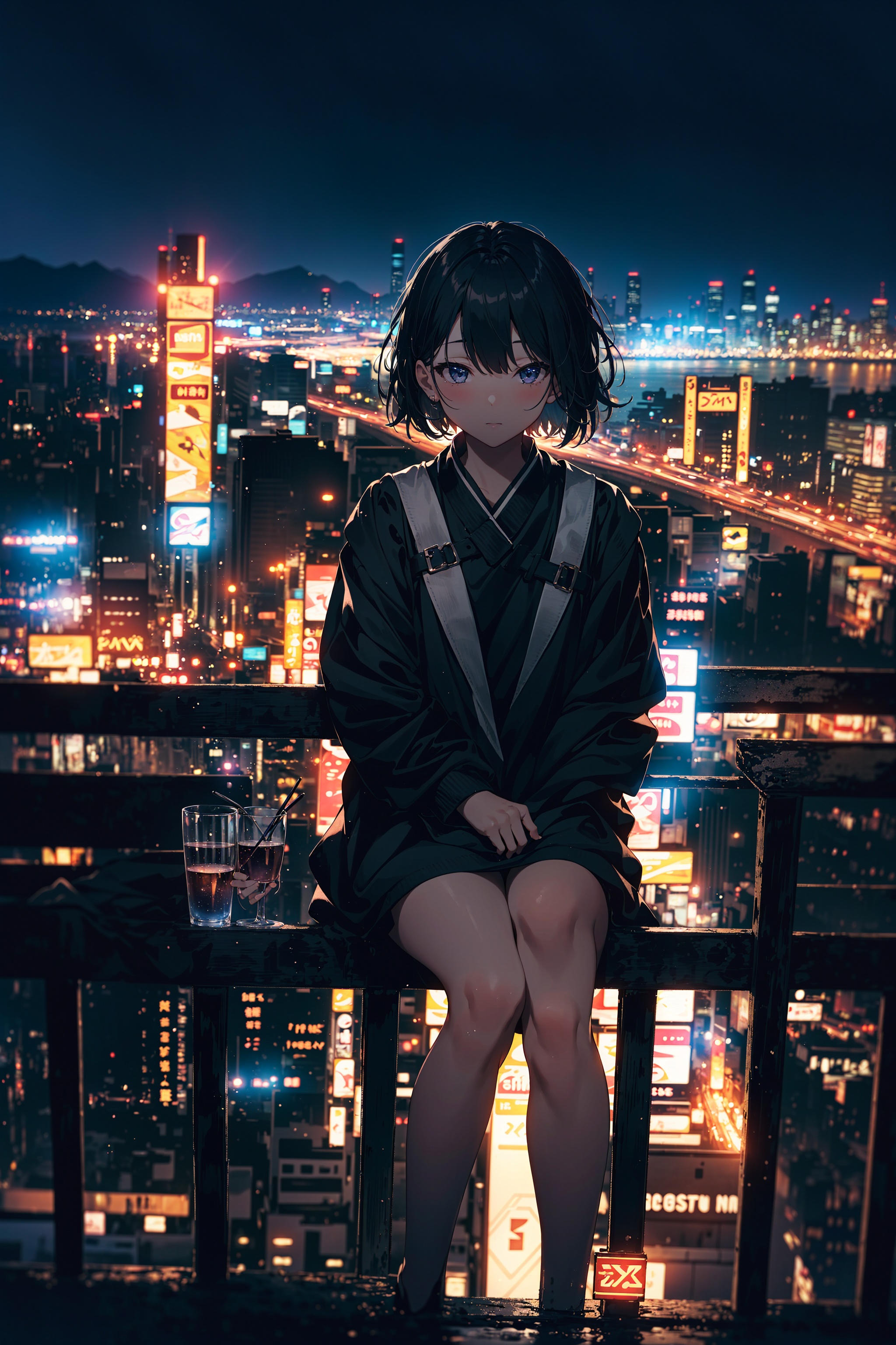 1girl,  sitting,  full body on Tensor.Art