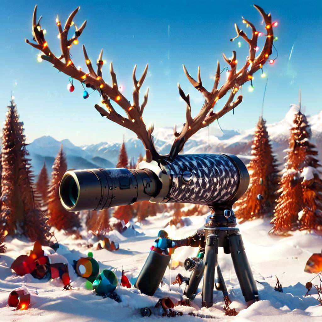 rdns telescope,  interchangeable parts,  cranks on Tensor.Art
