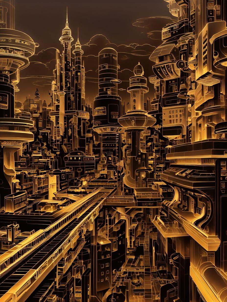 masterpiece,top quality,scenery,no humans,cloud,cityscape,city,sky,building,outdoors,bridge,<lora:线条Line art :1>,jxiantiao,<lora:lcm-lora-sdv1-5:1>,