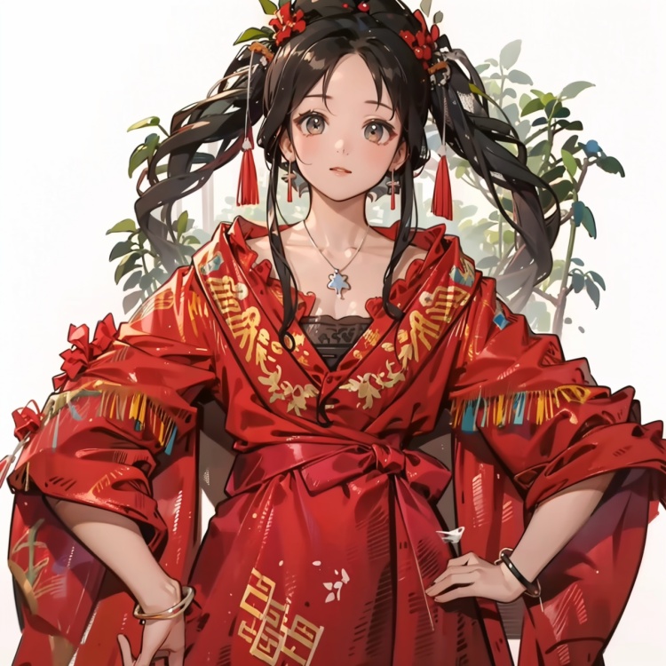 新娘喜服-上错花轿嫁对郎ver by 侯错姑 on Tensor.Art