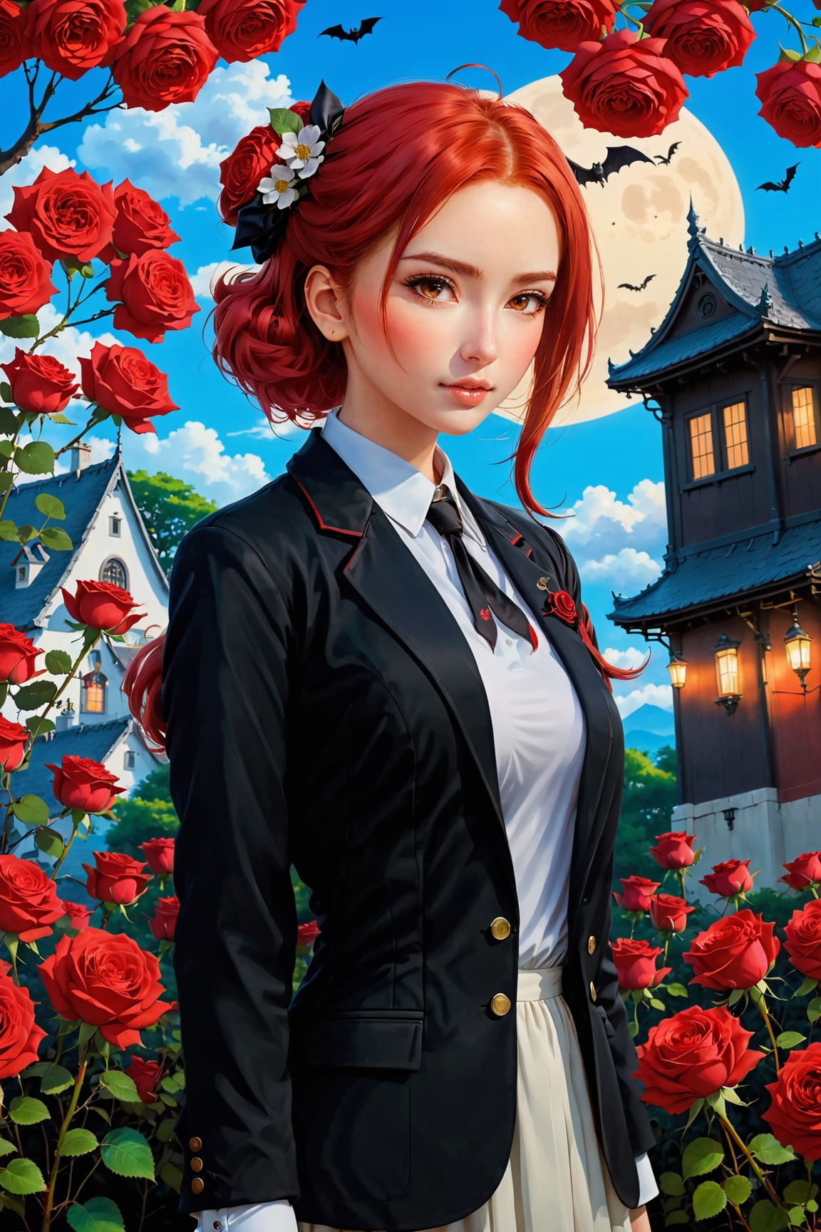 Arielfstyle:1.0),  Retro Ghibli scene,  Light dream on Tensor.Art