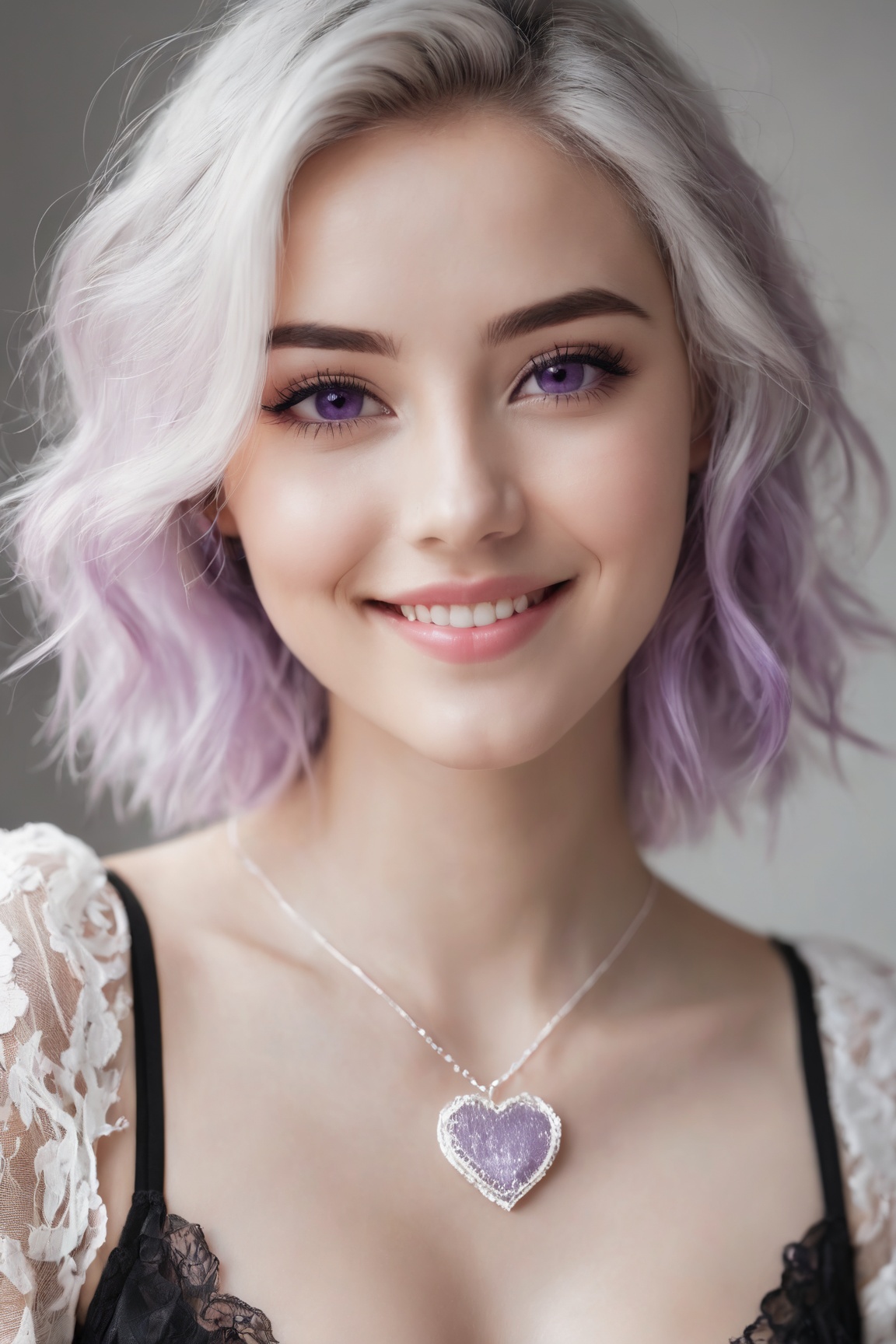1girl,  heart-shaped pupils,  fingernails by Ai Art Vision on Tensor.Art