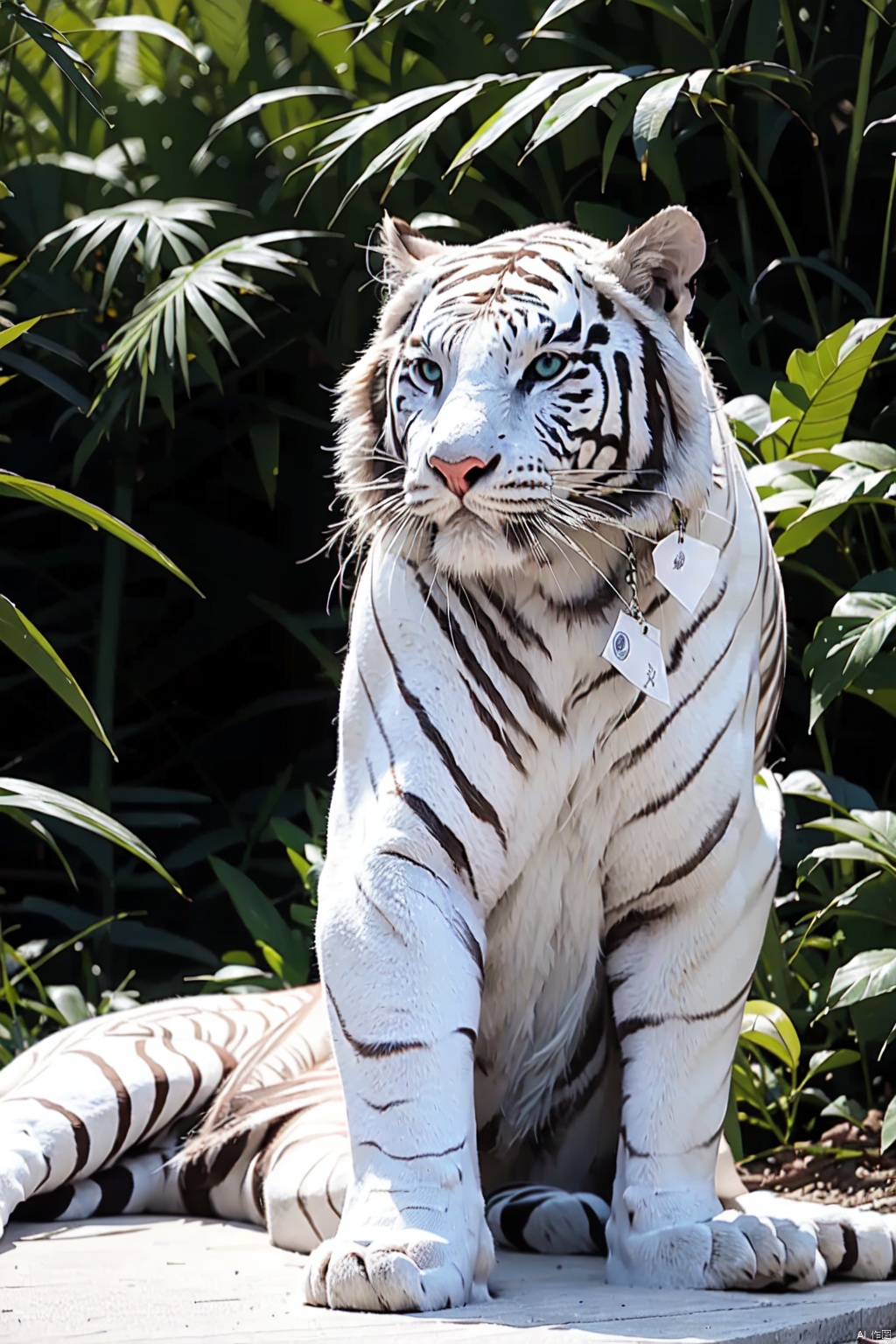  absurdres,absurdres,realistic,full_shot, , White Tige
