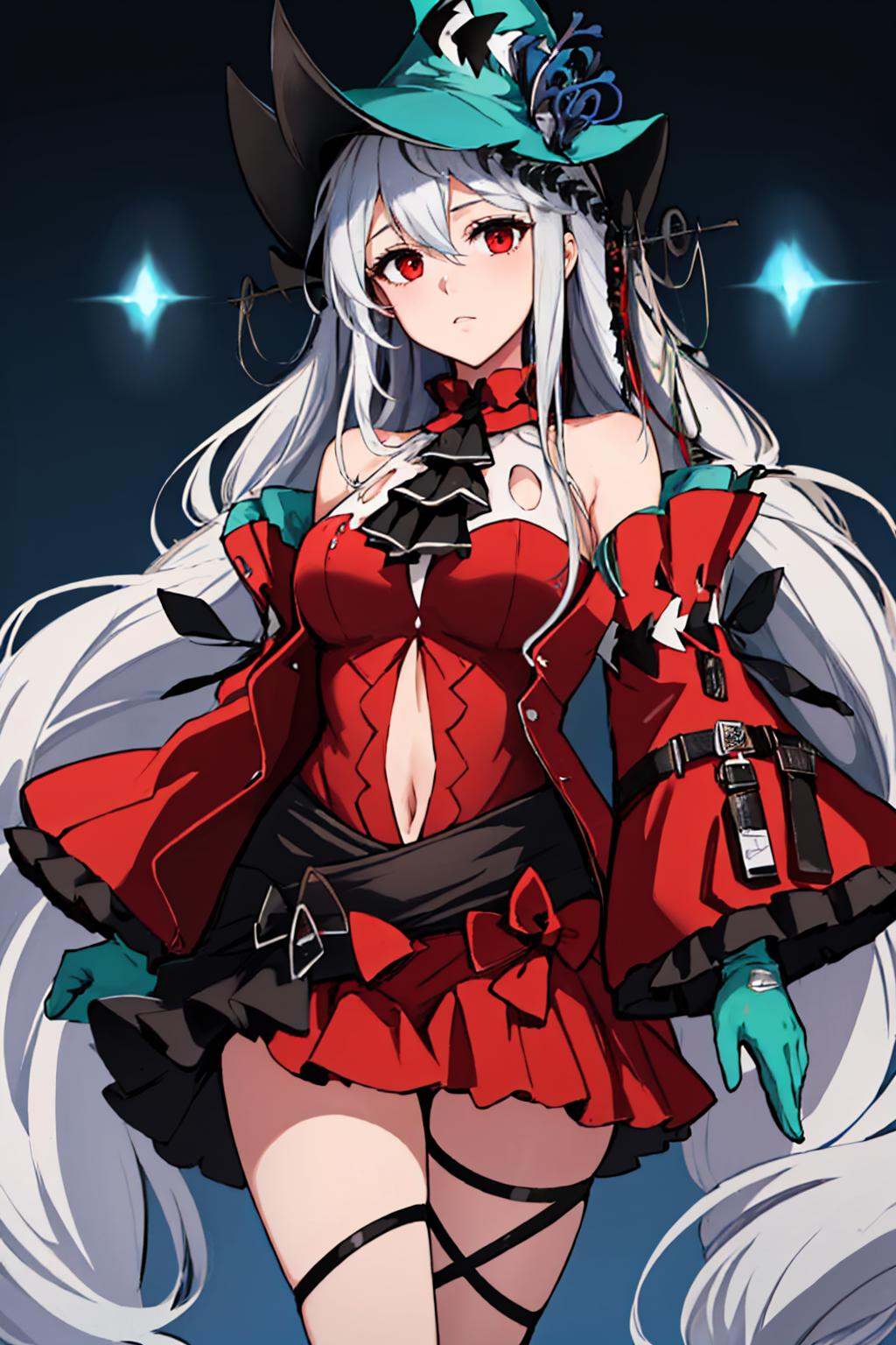 solo,  1girl,  skadicorrupt on Tensor.Art