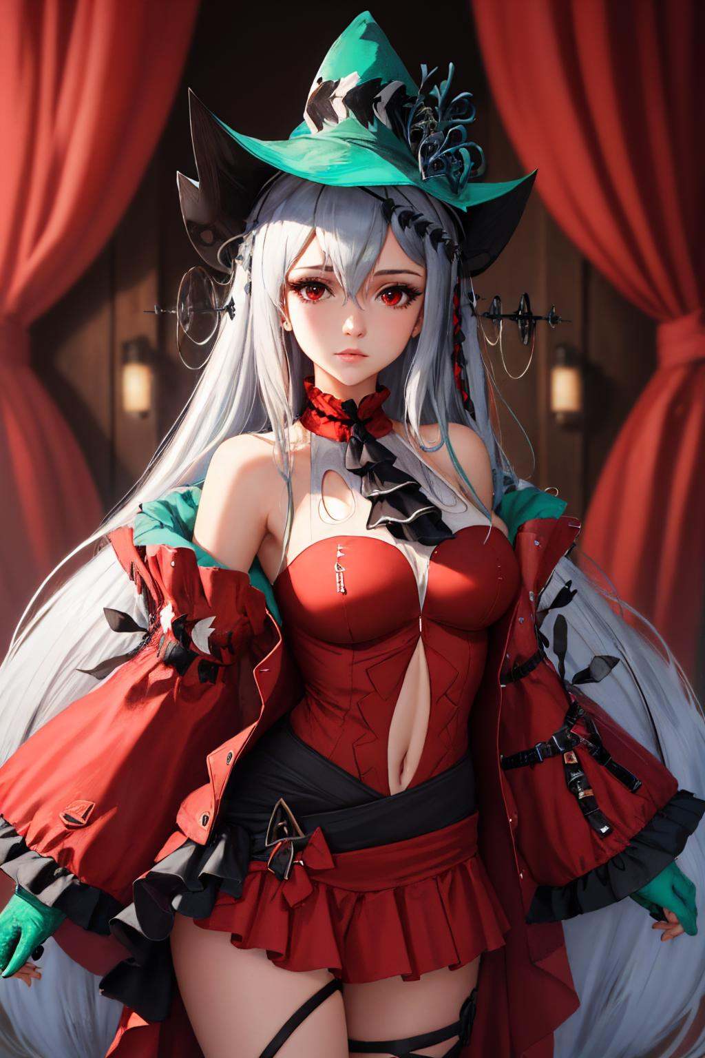 solo,  1girl,  skadicorrupt on Tensor.Art