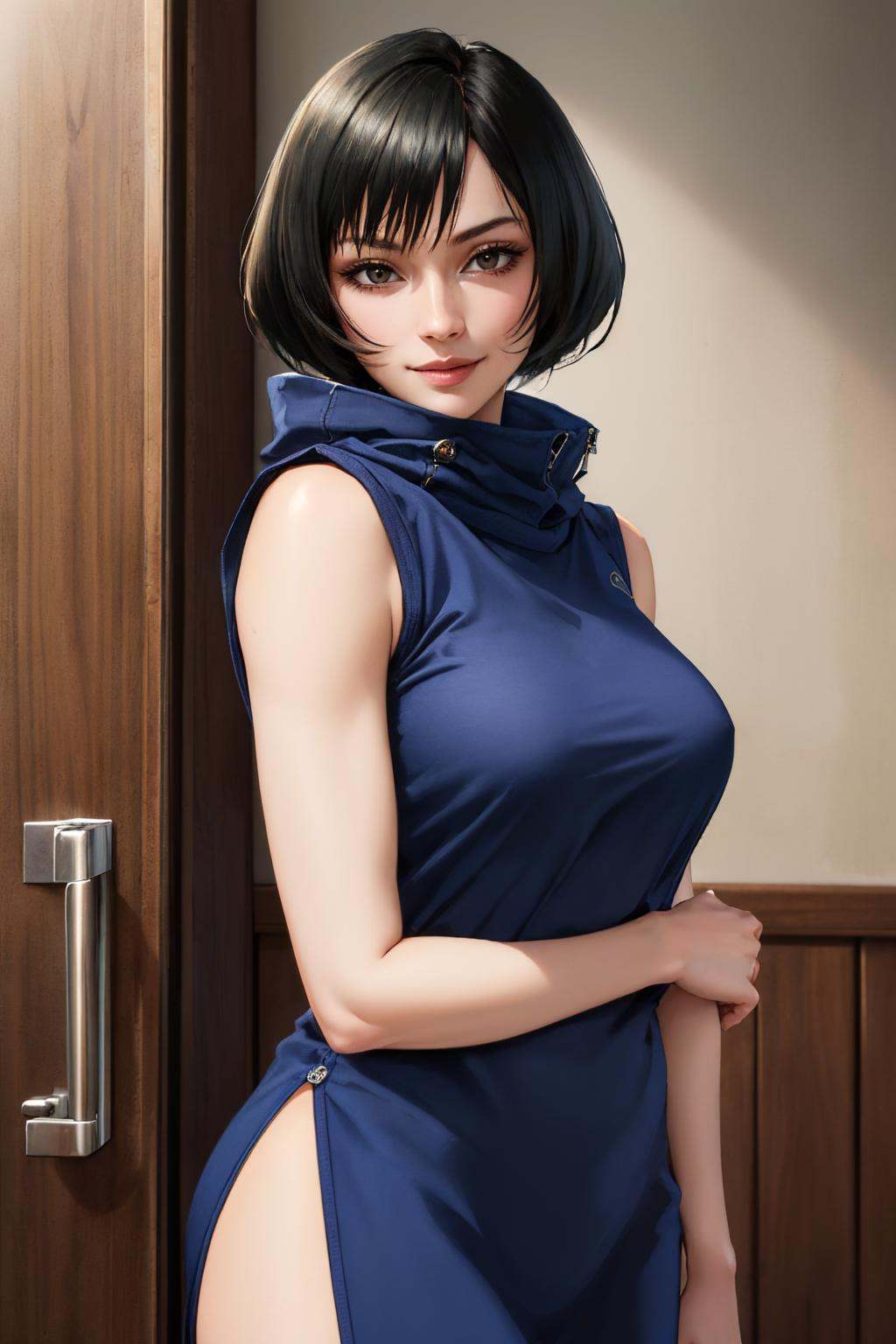 solo,  1girl,  zenin mai on Tensor.Art