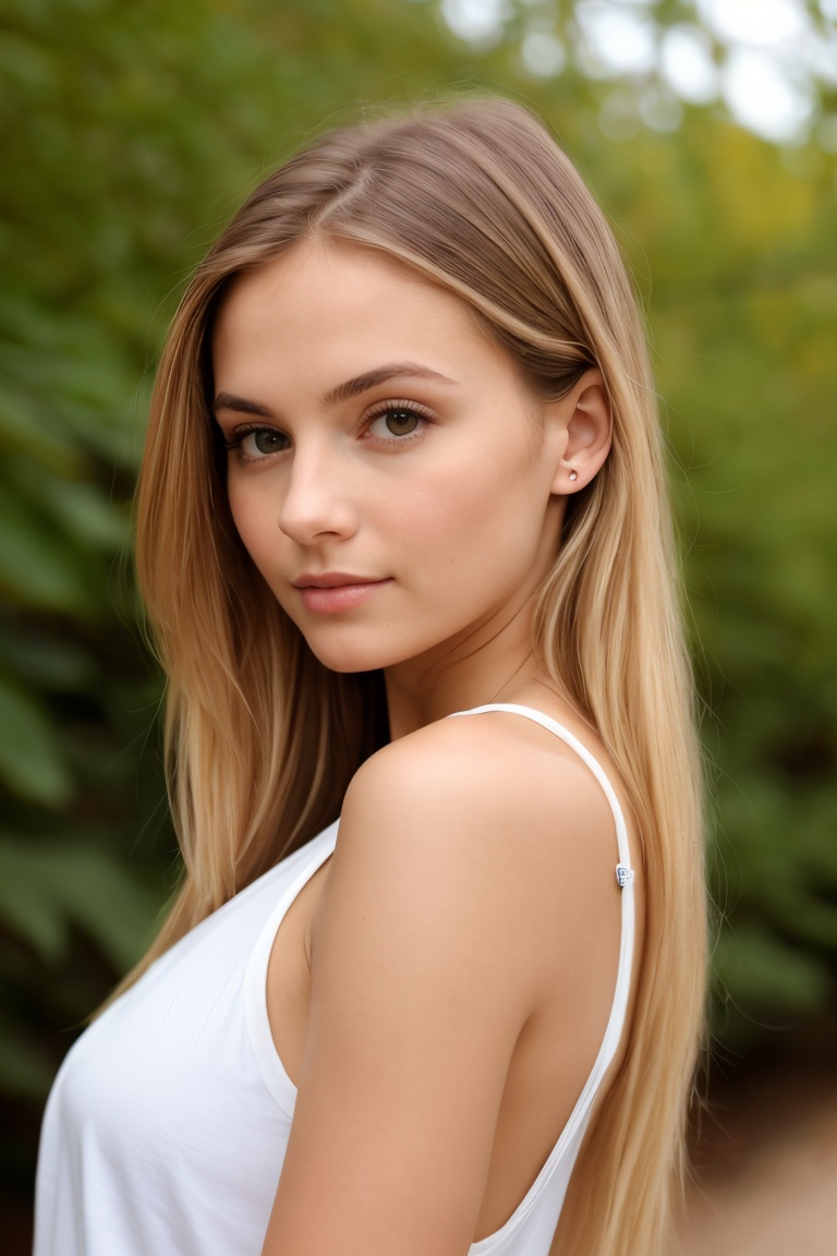 Photo,  front view,  1 beautyful girl on Tensor.Art