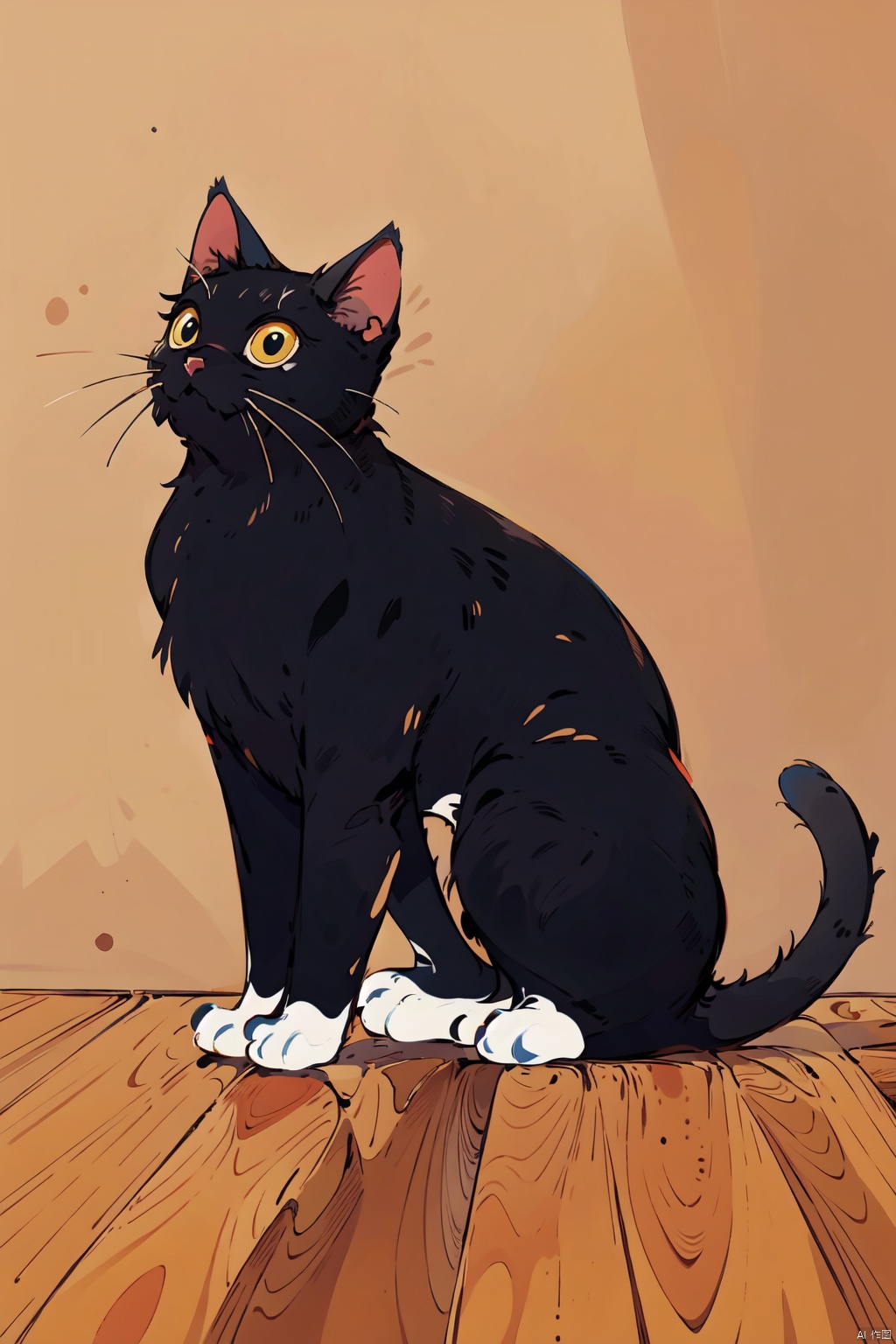  absurdres,incredibly absurdres,reality,realistic,,(solo:1.2), lovely, Cats_Txxm_Black Cat_ White Claw
