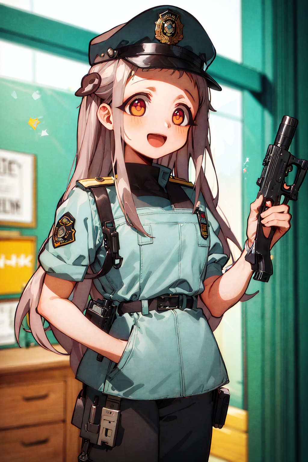 ((Masterpiece)),  ((ultra quality)),  ((police uniform)) on Tensor.Art