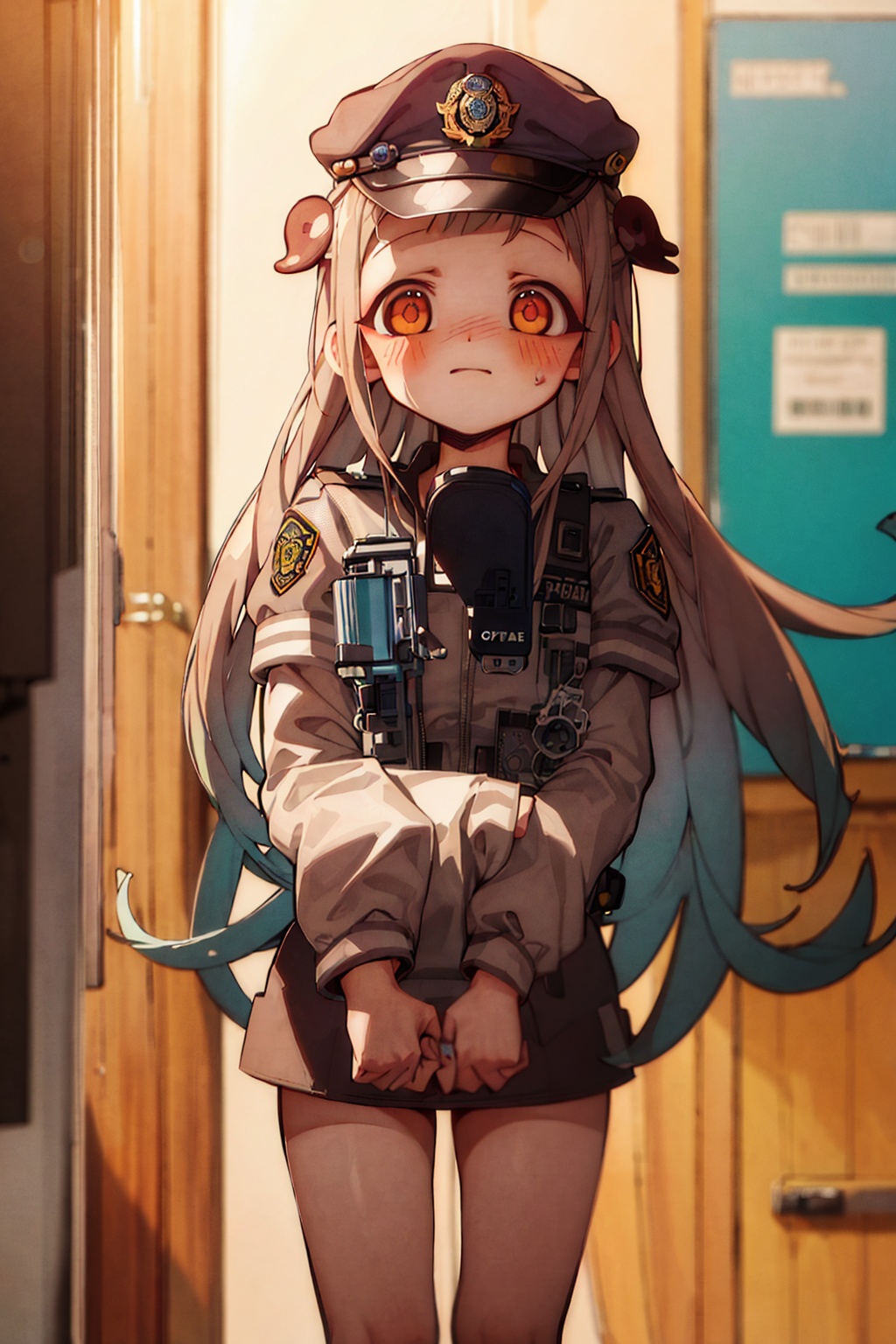 ((Masterpiece)),  ((ultra quality)),  (police uniform) on Tensor.Art