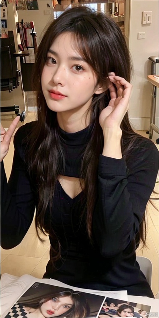  Flat Chest, Pretty Face, (Photo Fidelity: 1.3), Edge Illumination, (High Detail Skin: 1. 2), 8K UHD, DSLR, high quality, high resolution, 8K, best ratio of four fingers and one thumb, (photo fidelity: 1.3), 1girl,