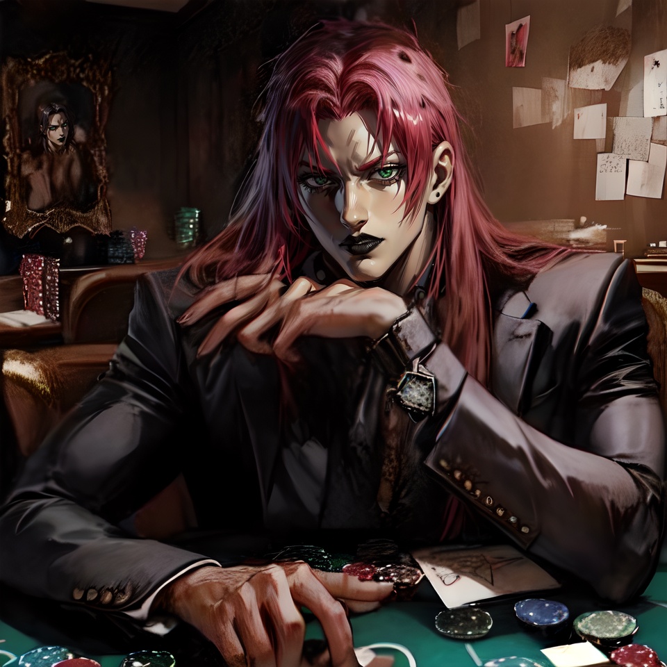 diavolo,  1boy,  long hair on Tensor.Art
