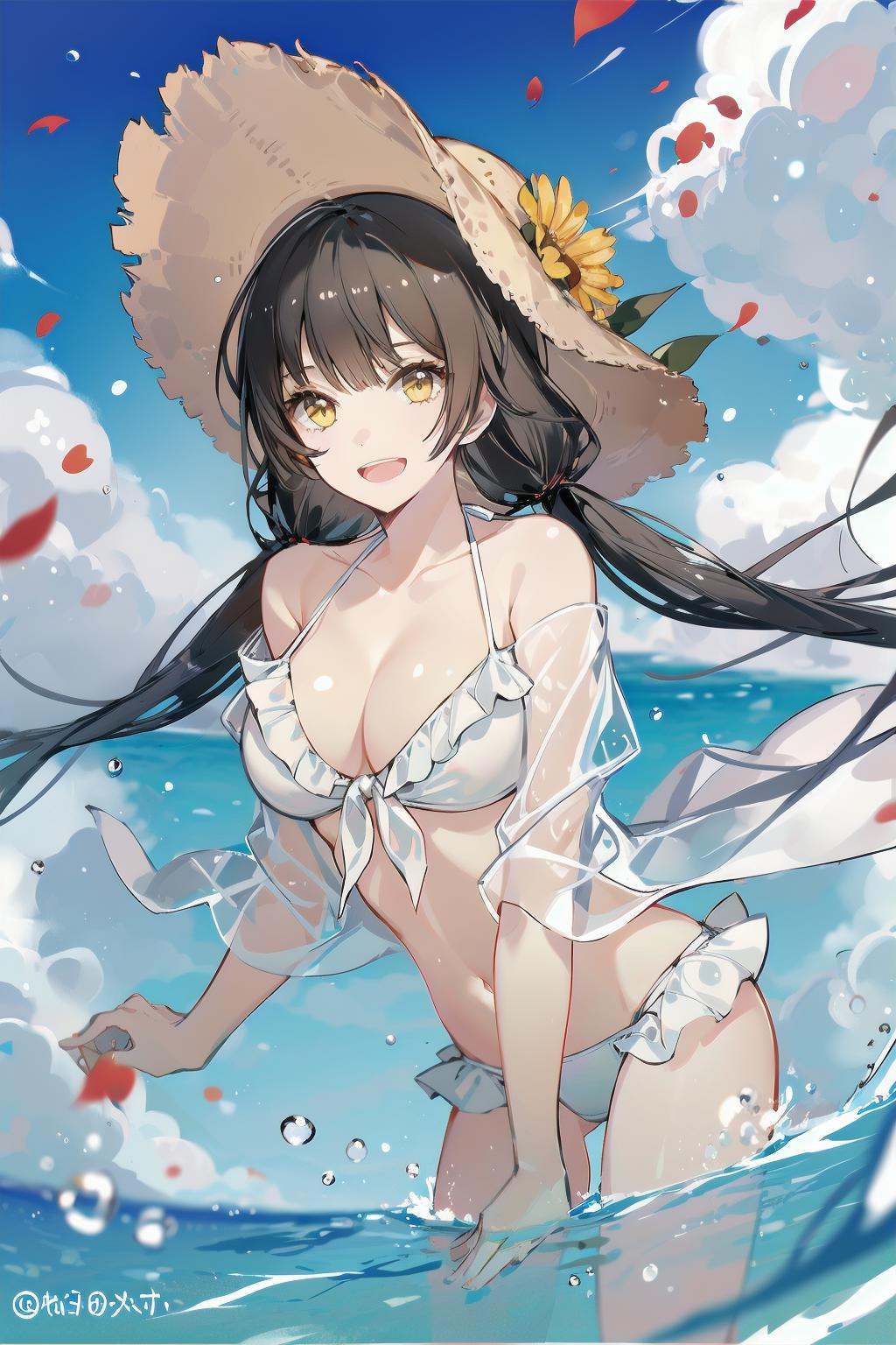 -1girl,  solo,  swimsuit on Tensor.Art