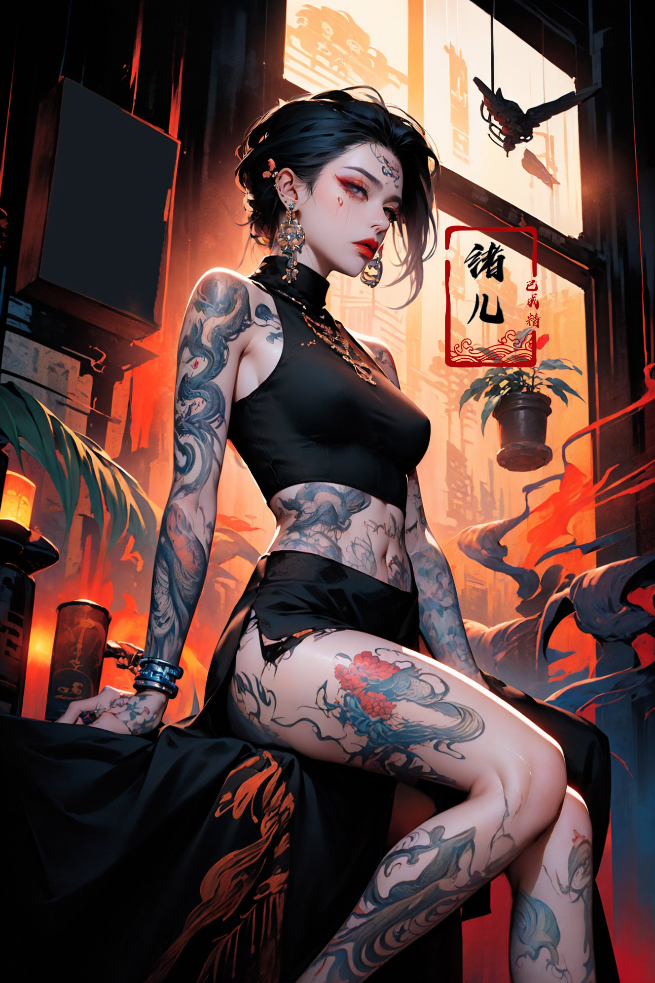 ((masterpiece))),  (((best quality))),  ((super detailed)) on Tensor.Art