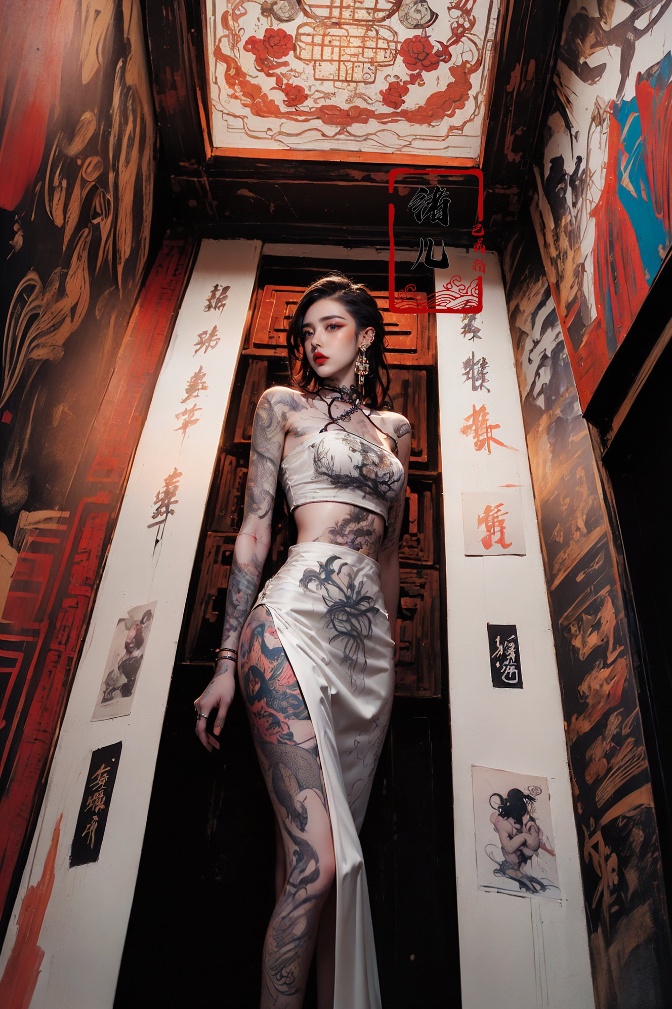 ((masterpiece))),  (((best quality))),  ((super detailed)) on Tensor.Art