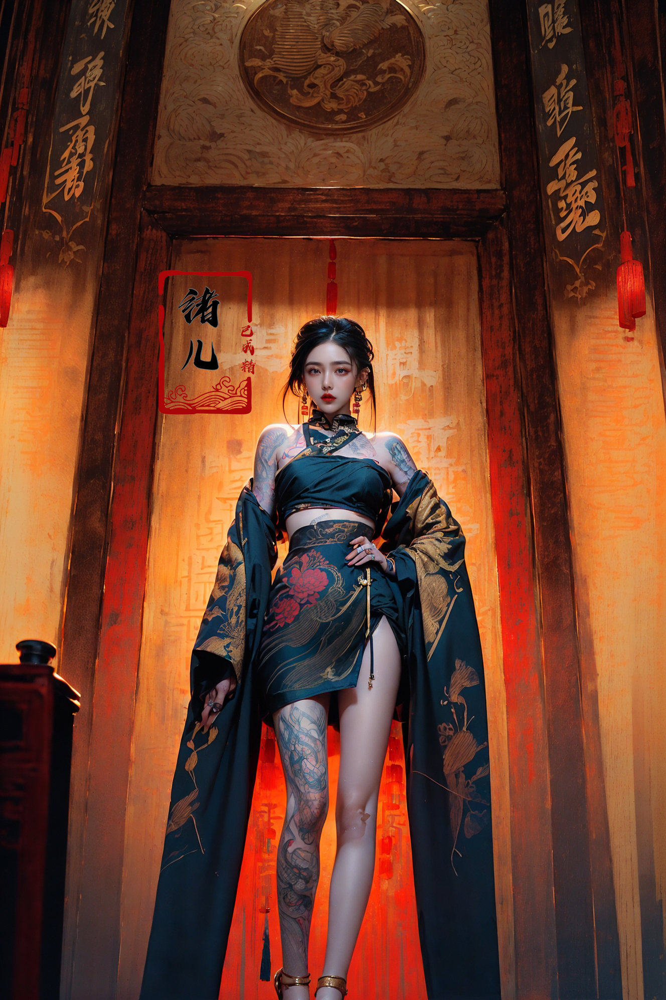 ((masterpiece))),  (((best quality))),  ((super detailed)) on Tensor.Art
