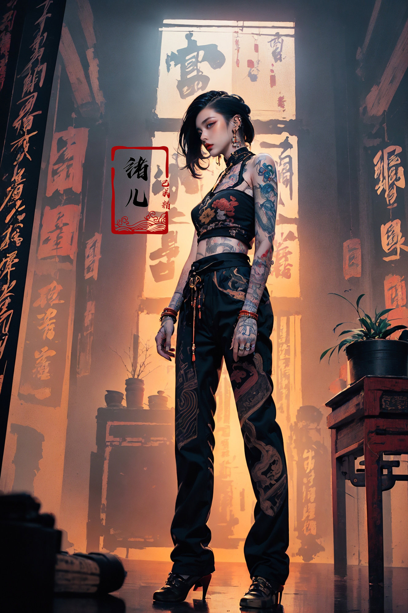 ((masterpiece))),  (((best quality))),  ((super detailed)) on Tensor.Art