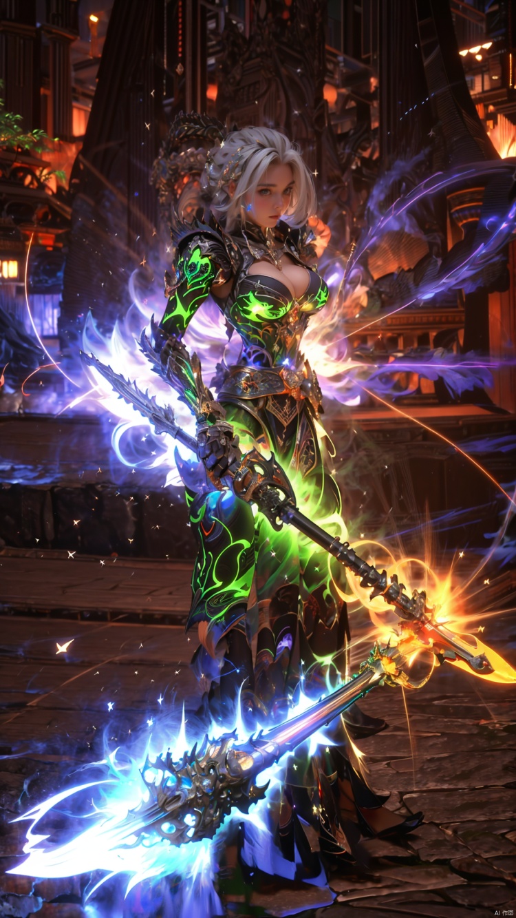 给武器赋予发光效果Glowing effect by 爱丽丝王 on Tensor.Art