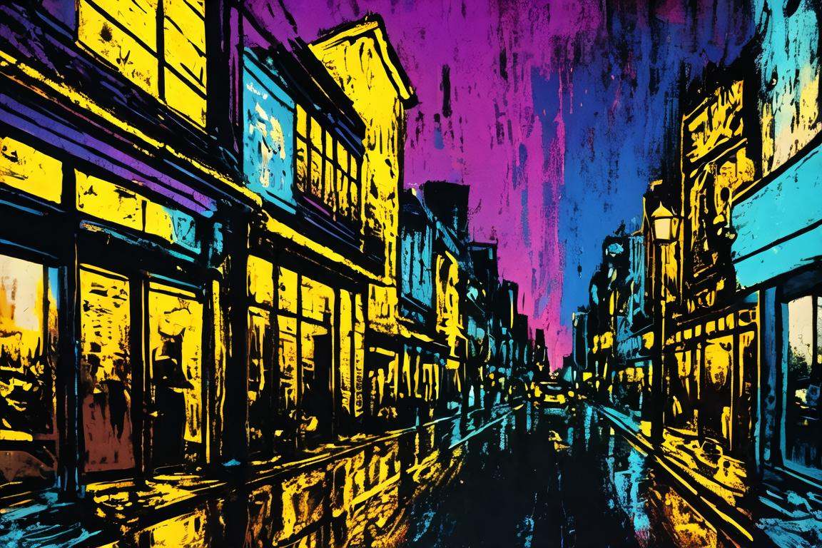 city street on Tensor.Art