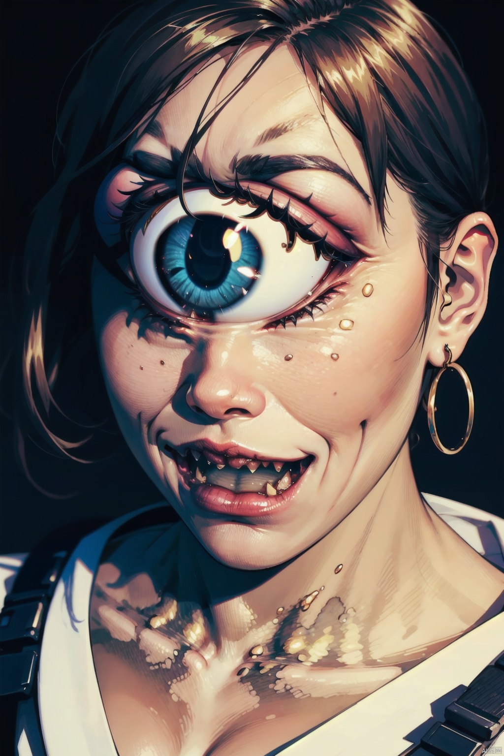  absurdres,absurdres,realistic,full_shot, One eye_ Cyclops