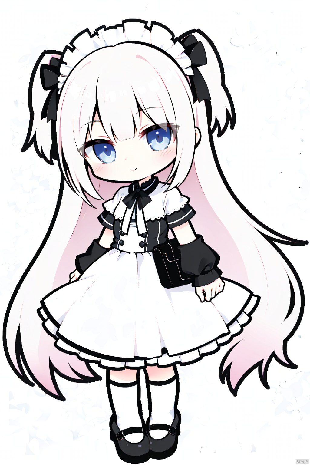 A lovely loli with simple lines
